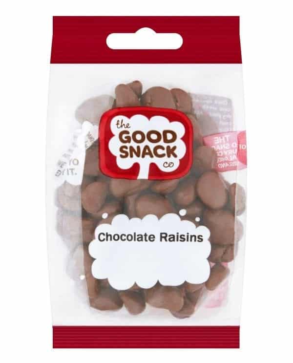 Chocolate Raisins Healthy Snacks The Good Snack Company